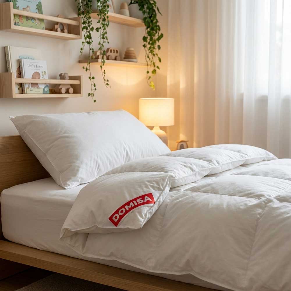 Set Pilota puf gasca copii 100x140 cm si perna copii 30x50 cm Domisa