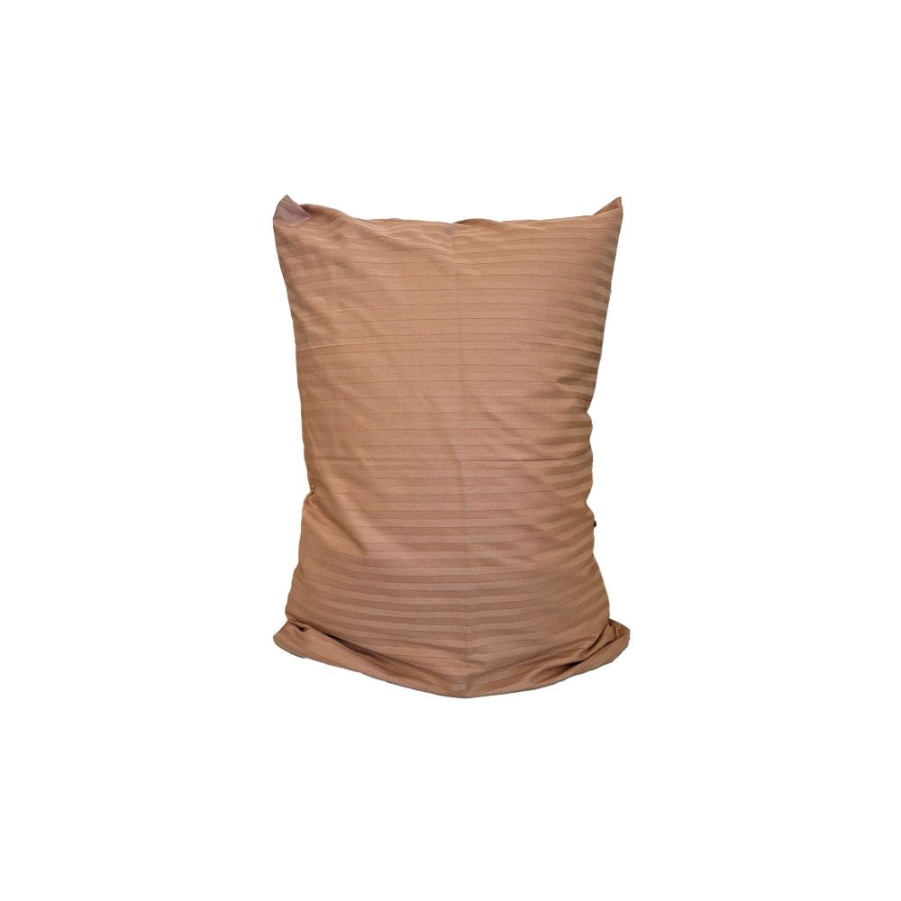 Fată de pernă 50x70 cm din bumbac satinat, crem damasc, cu design elegant și luciu subtil