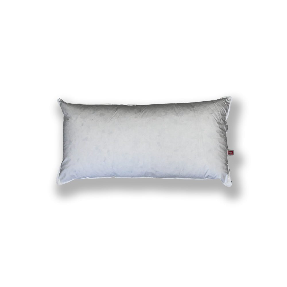 Pernă de dormit lateral 40 x 100 cm, din puf si pene de gasca, 100% Bumbac - Domisa