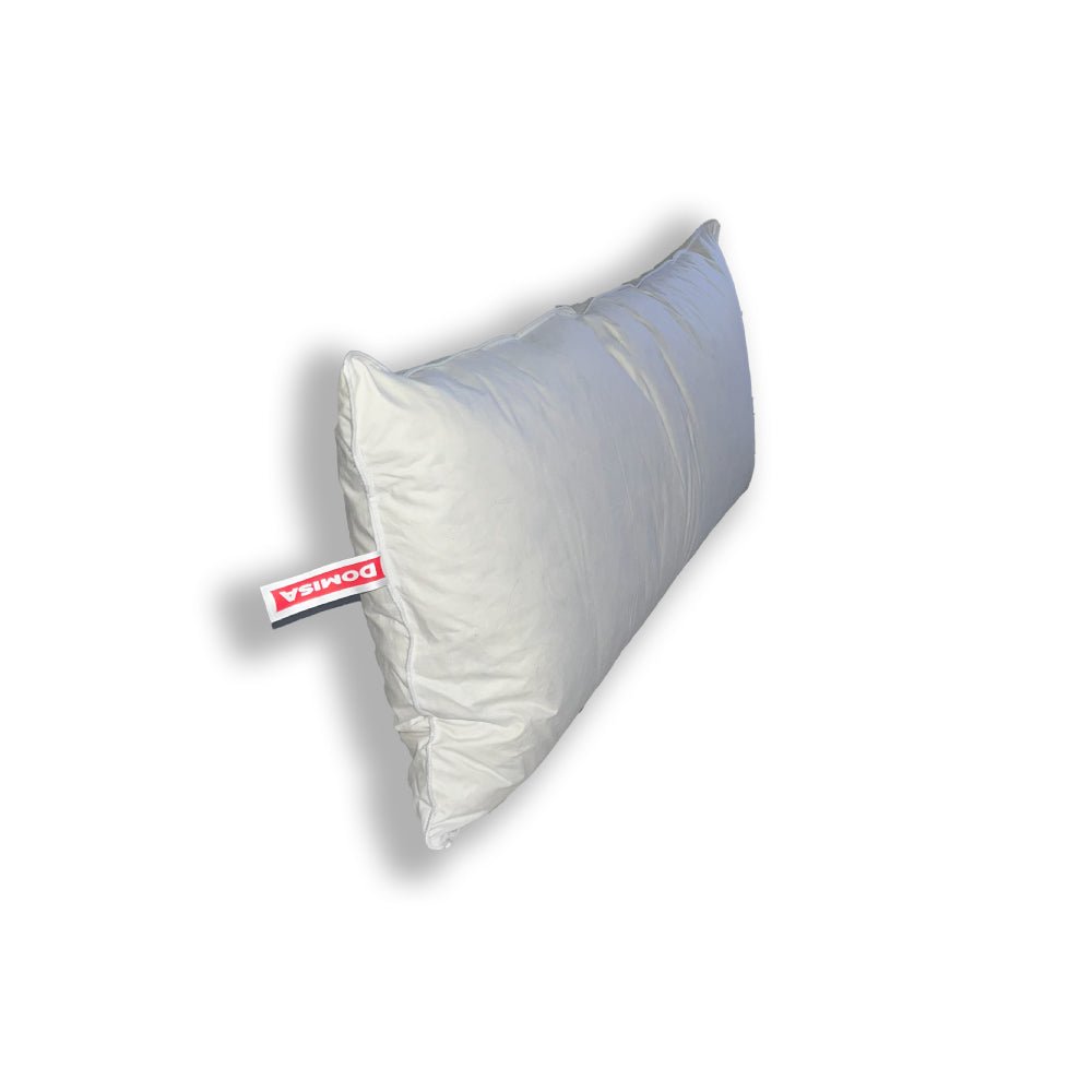 Pernă de dormit lateral 40 x 100 cm, din puf si pene de gasca, 100% Bumbac - Domisa