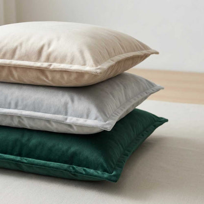 fete de perna decorative pentru canapea crem, gri si verde inchis