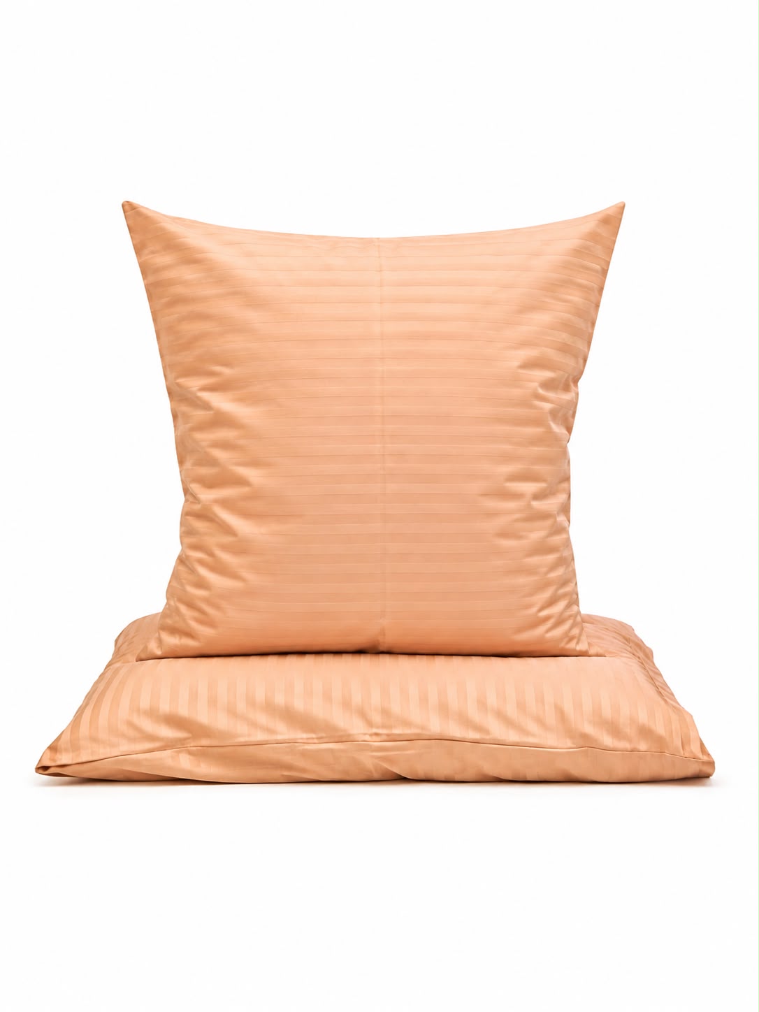 Set de 2 fete de perne Bumbac Satinat, Crem Damasc Domisa