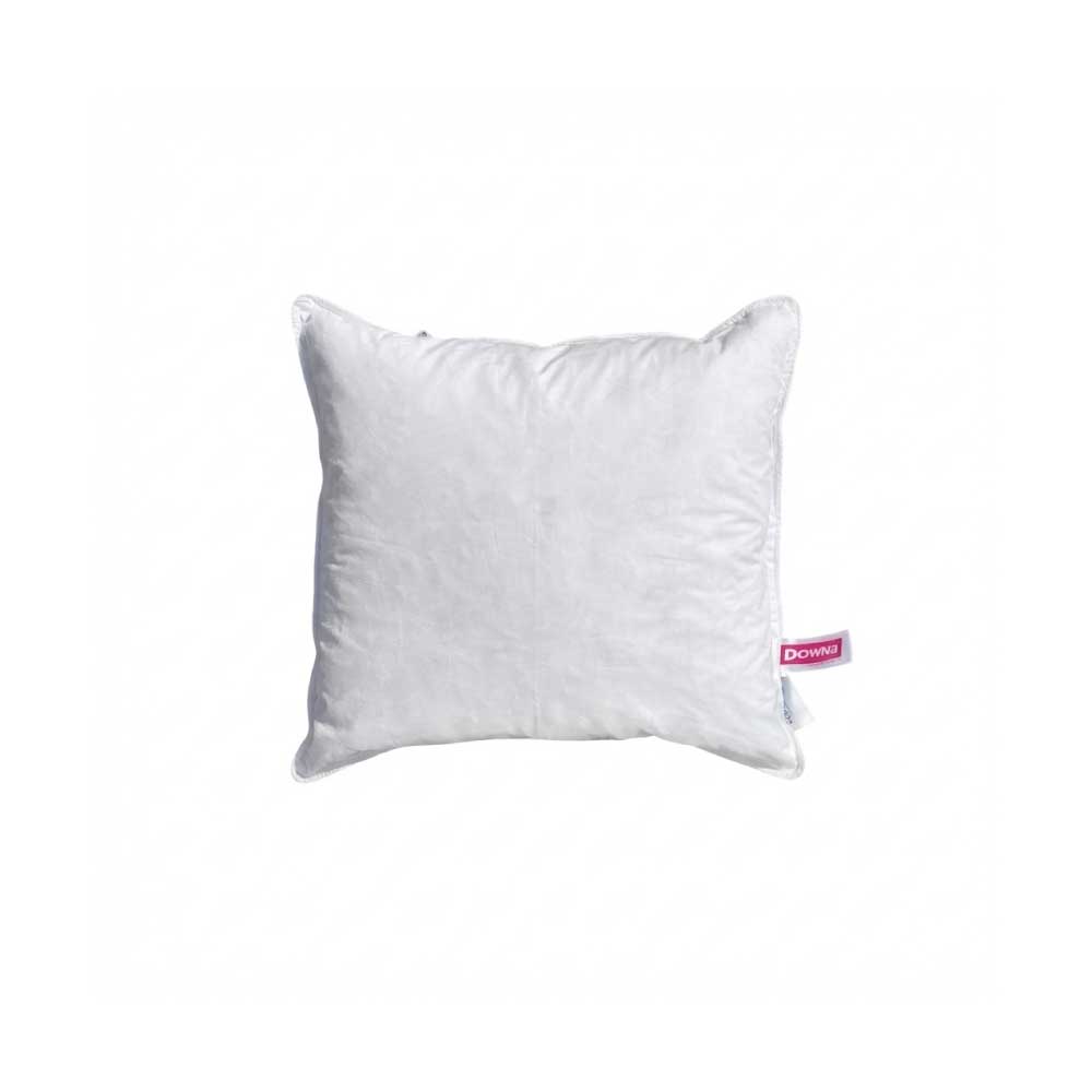 Perna Ovia 40x40 cm, copii, alb, 15% puf și 85% pene de gâscă, confort optim pentru călătorii