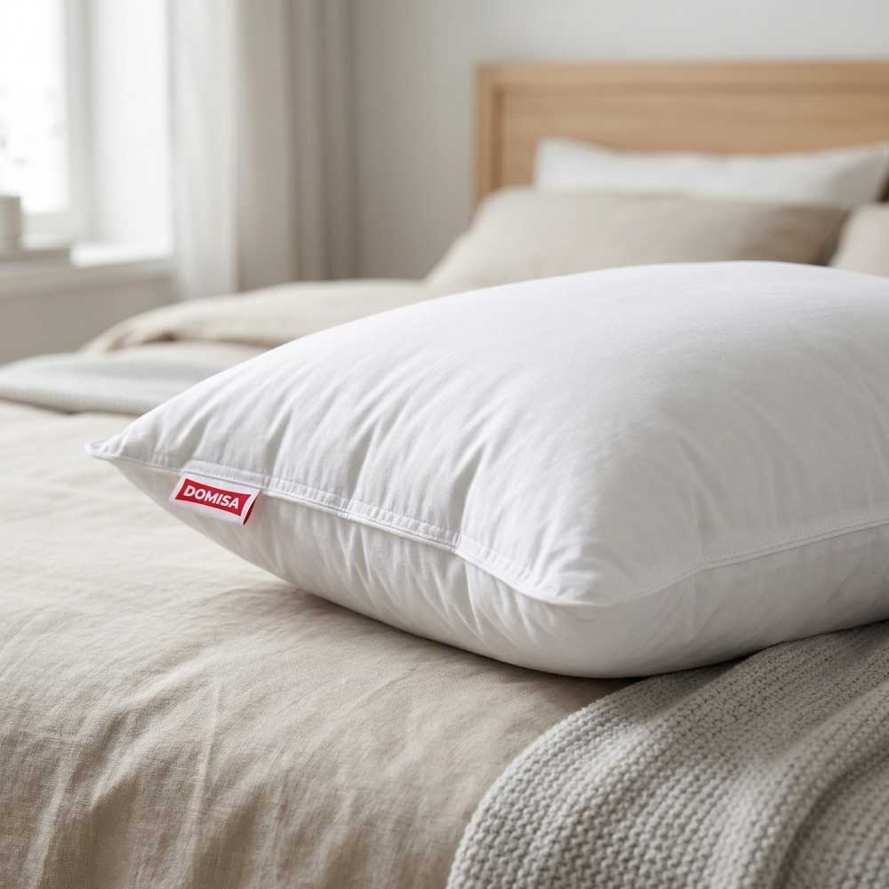 Cu o umplutură premium din 90% puf și 10% pene de gâscă, perna Serene 50x80 cm oferă o senzație de lejeritate și adaptabilitate pe durata nopții. Finisajul alb și aspectul voluminos evidențiază calitatea și confortul de lungă durată.