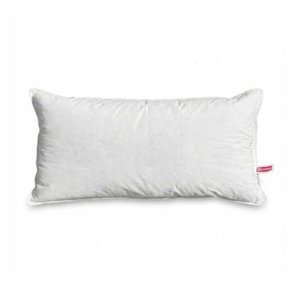 Pernă de dormit lateral 40x100 cm, din puf si pene de gasca, 100% Bumbac Domisa
