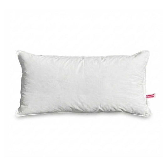 Pernă de dormit lateral 40x100 cm, din puf si pene de gasca, 100% Bumbac Domisa