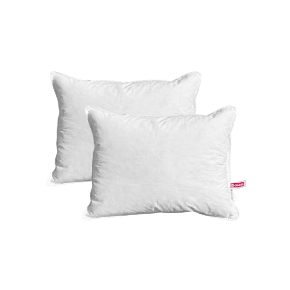 Set 2 Perne 50x70 cm – Puf și Pene de Gâscă, Albe, Confortabile și Respirabile