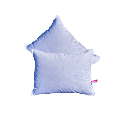 Set 2 perne Domisa puf de gâscă, albe, clasice, confortabile și respirabile pentru somn odihnitor