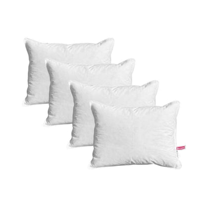 Set 4 Perne 50x70 cm – Puf și Pene de Gâscă, Albe, Confortabile și Respirabile