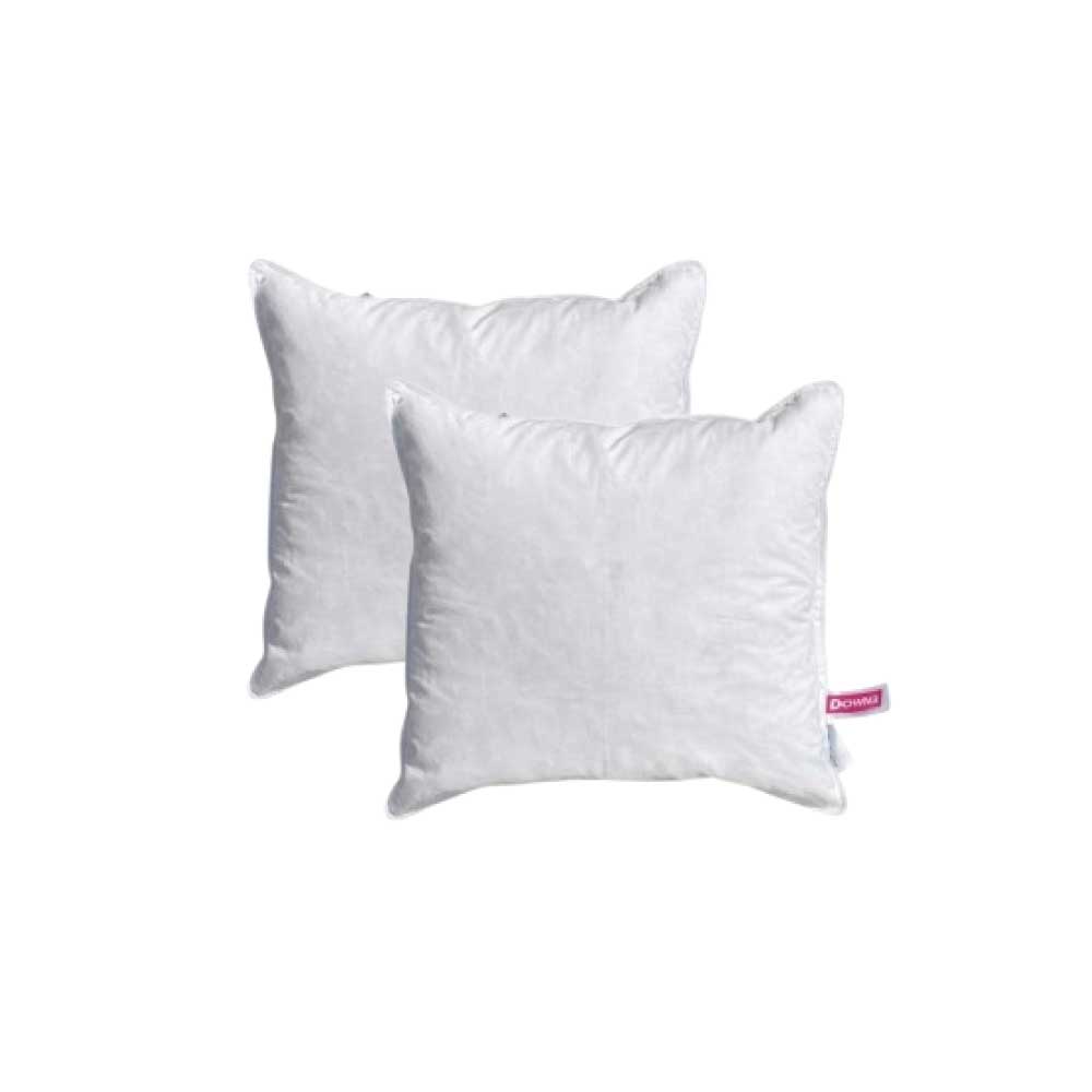 Set 2 perne Domisa 40x40 cm, puf și pene de gâscă, confortabile și respirabile pentru somn odihnitor