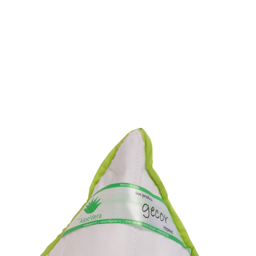 Perna matlasata microfibra cu Aloe Vera, Gecor, Alba - Domisa