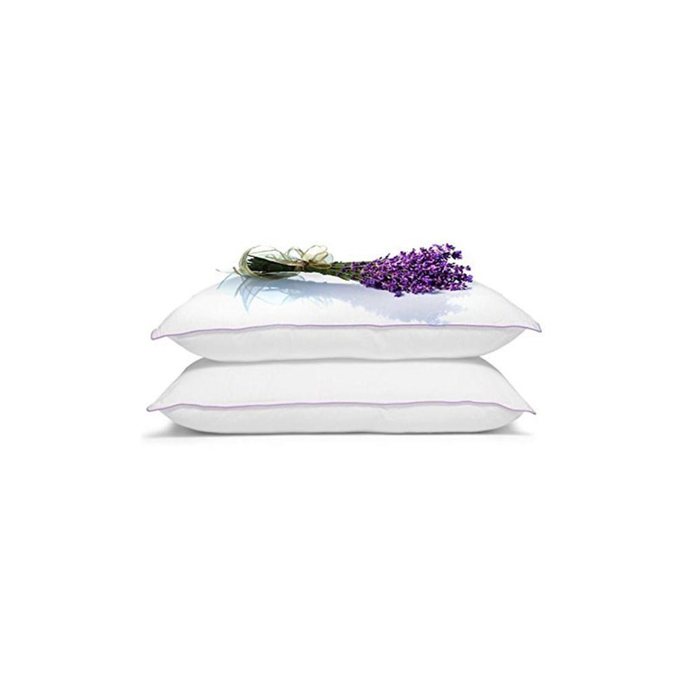 Perna matlasata microfibra cu Lavanda, Gecor, Alba - Domisa